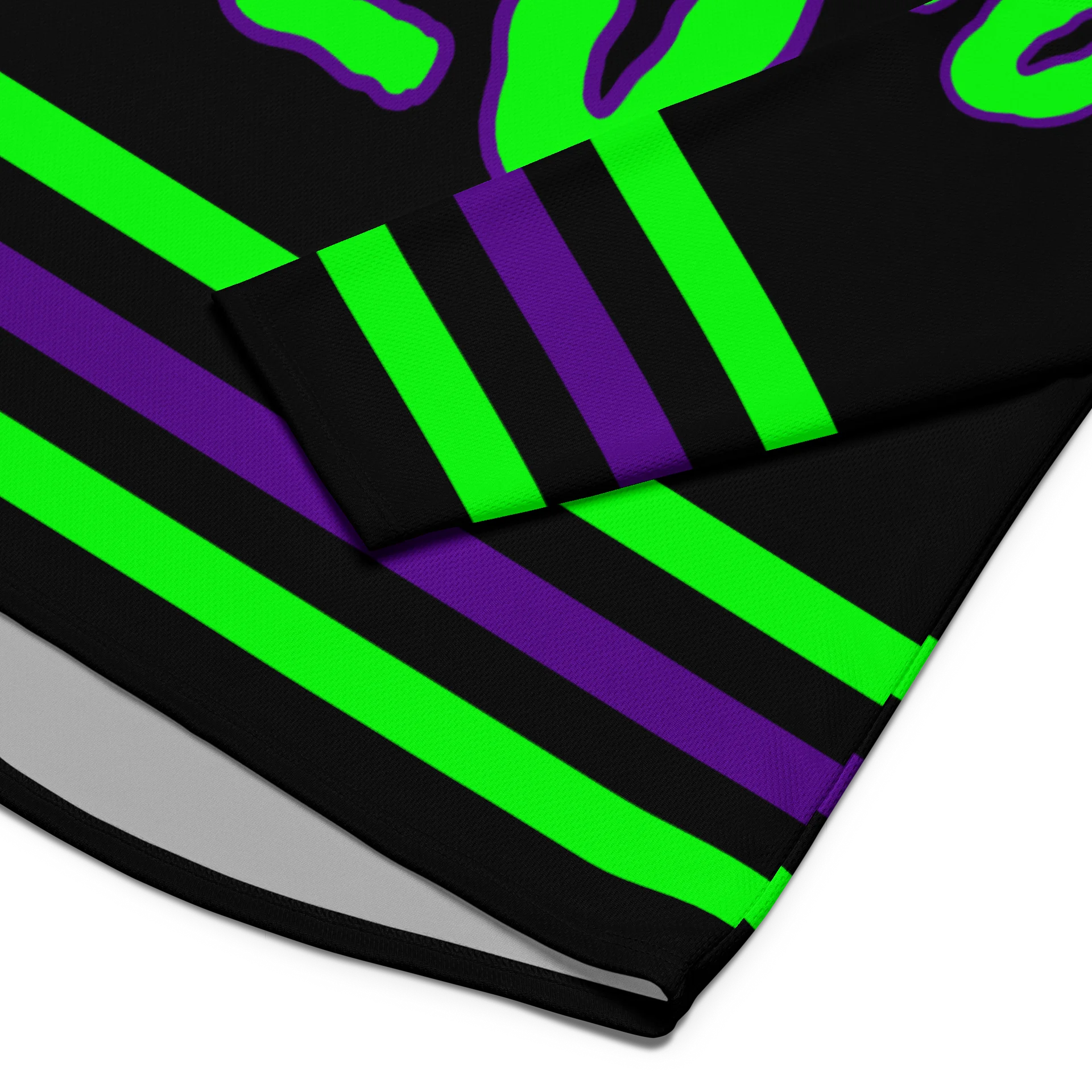 Twisted Budz 420 Hockey Jersey, Cannabis Rave Wear, Horror Lover Stoner EDM Clothes, Best Friend Weed Shirt, Alt Music Festival Pot Leaf Top product image (8)