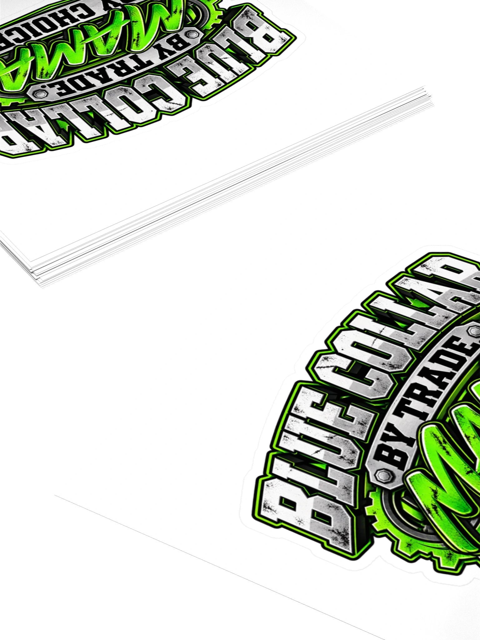 Moose Blue Collar Mama Sticker product image (4)