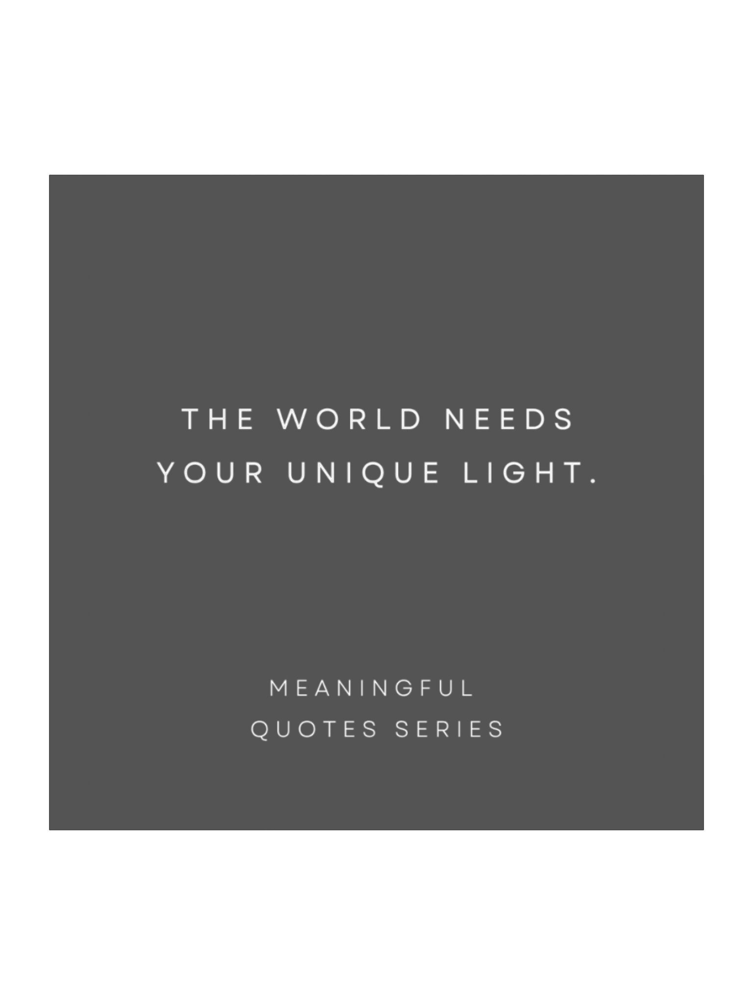 The World Needs Your Unique Light. product image (1)