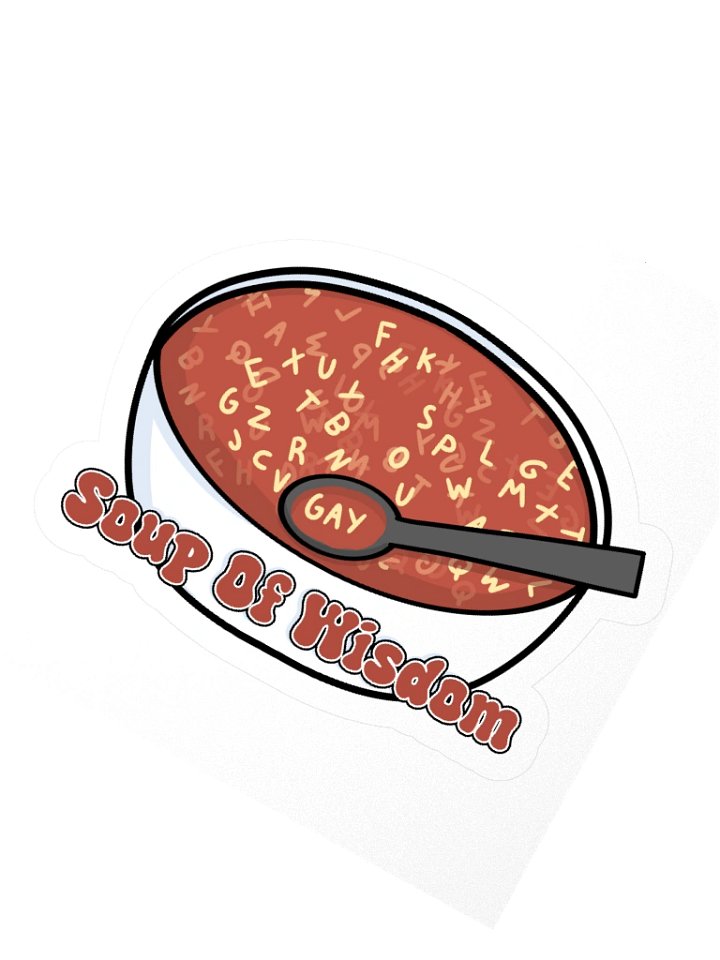 The Soup of Wisdom Pride Sticker product image (4)