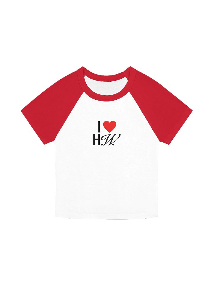 i heart hw baby tee product image (1)