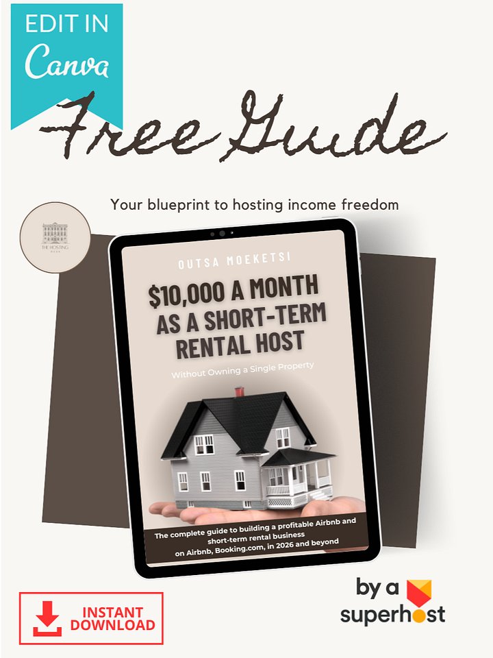 $10,000 A Month as a Short-Term Rental Host - Free eBook product image (1)