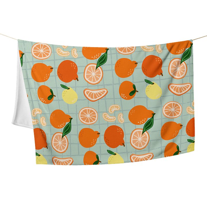 Oranges Soft Picnic Blanket product image (1)