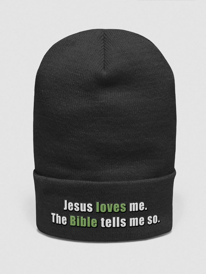 Jesus Loves Me Beanie product image (1)
