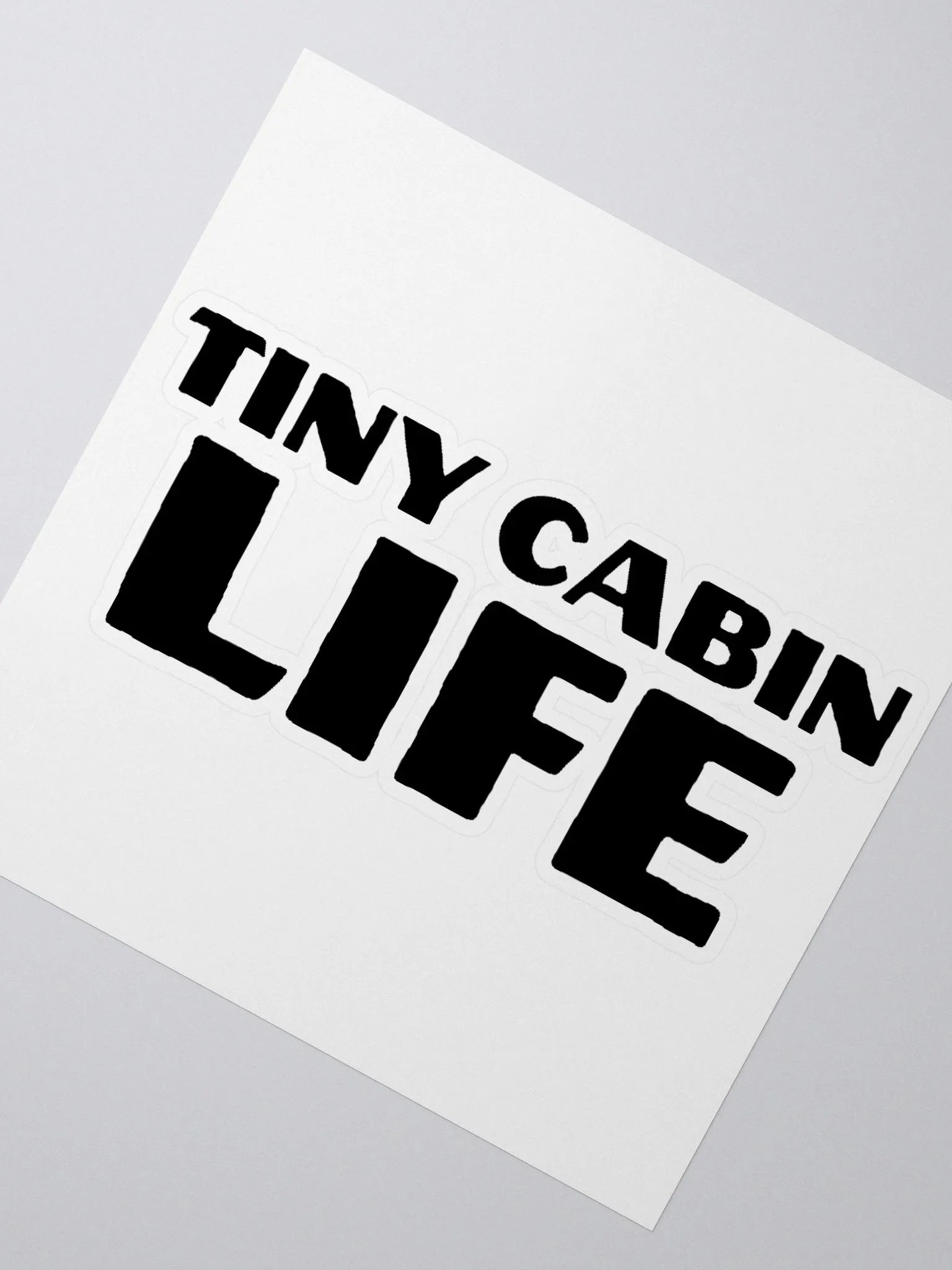 Tiny Cabin Life Sticker product image (2)