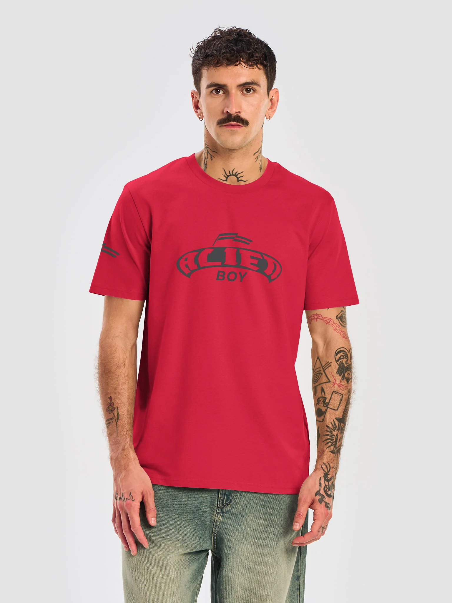 Alien Boy Red Tee (Black) product image (5)