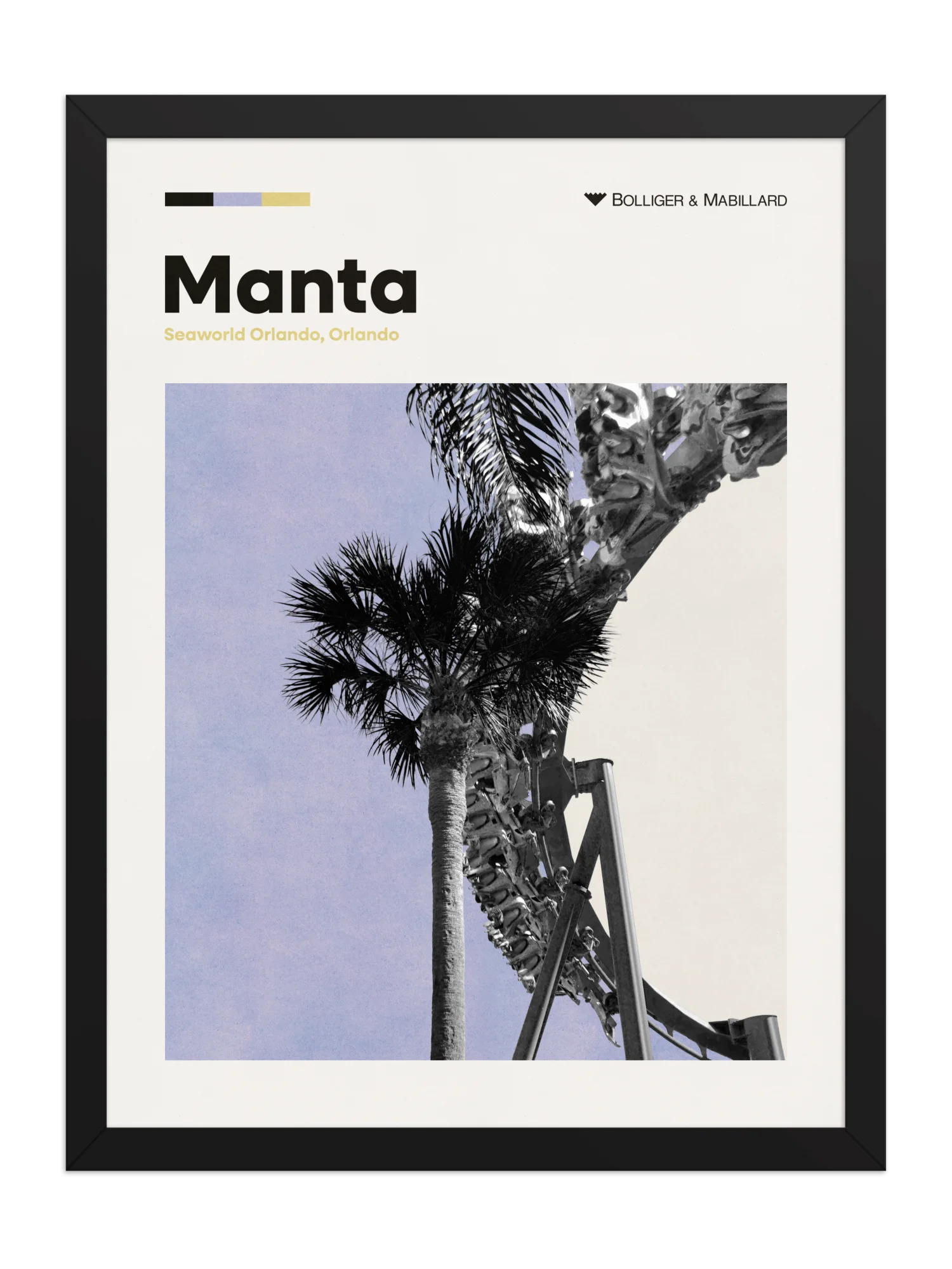 Manta Mid-Century Modern Poster product image (1)