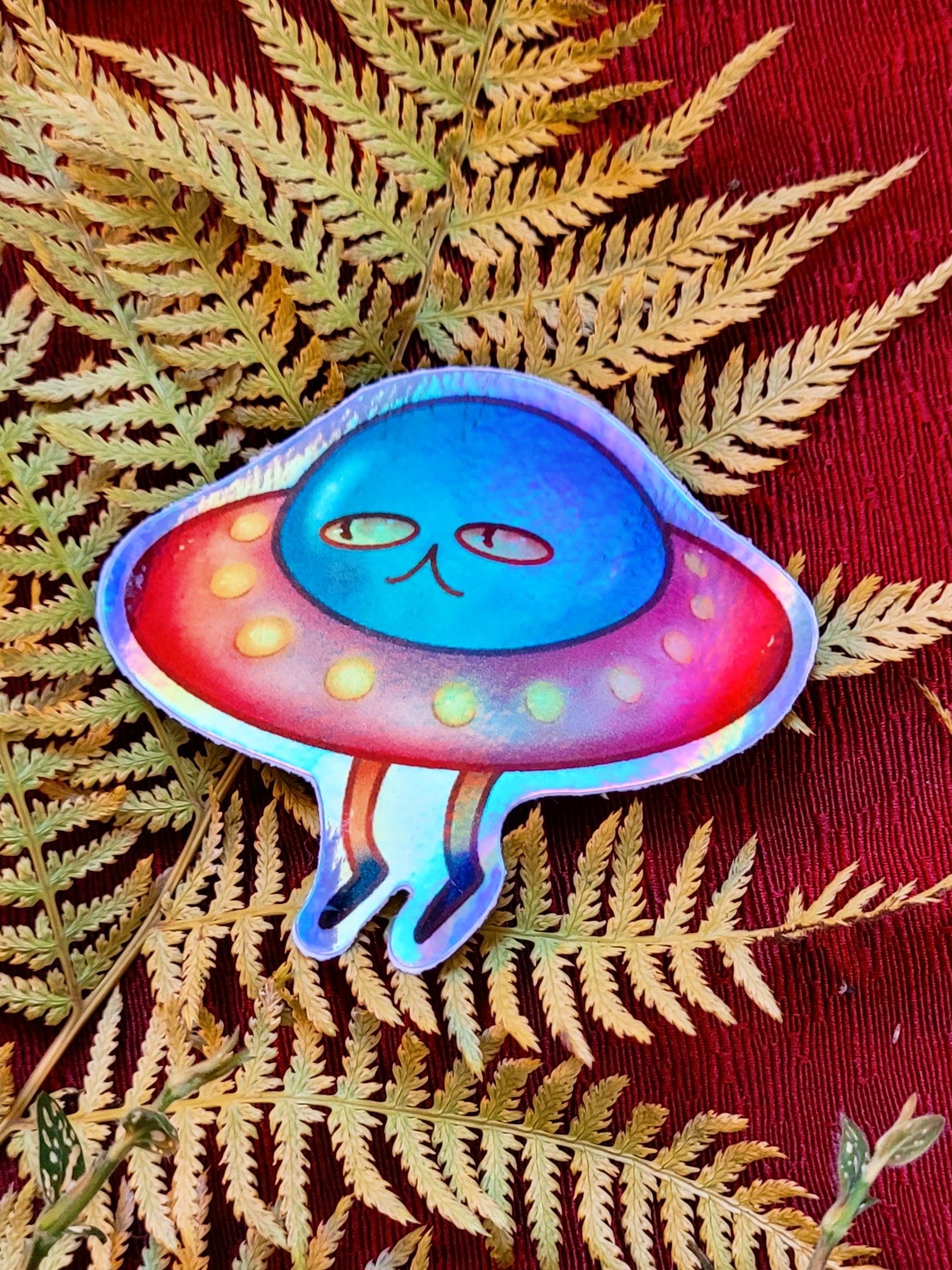 Holo UFO Sticker product image (1)