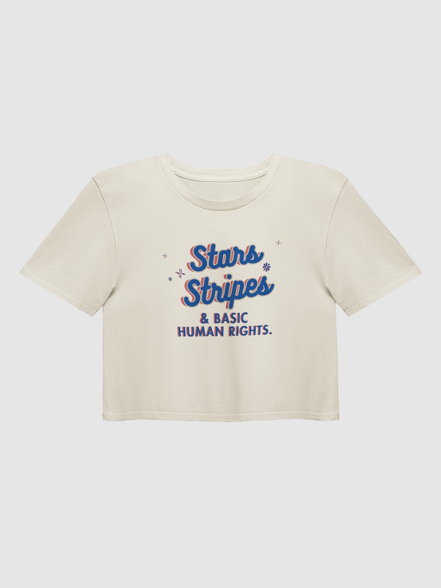 Stars & Stripes Cropped Tee product image (2)