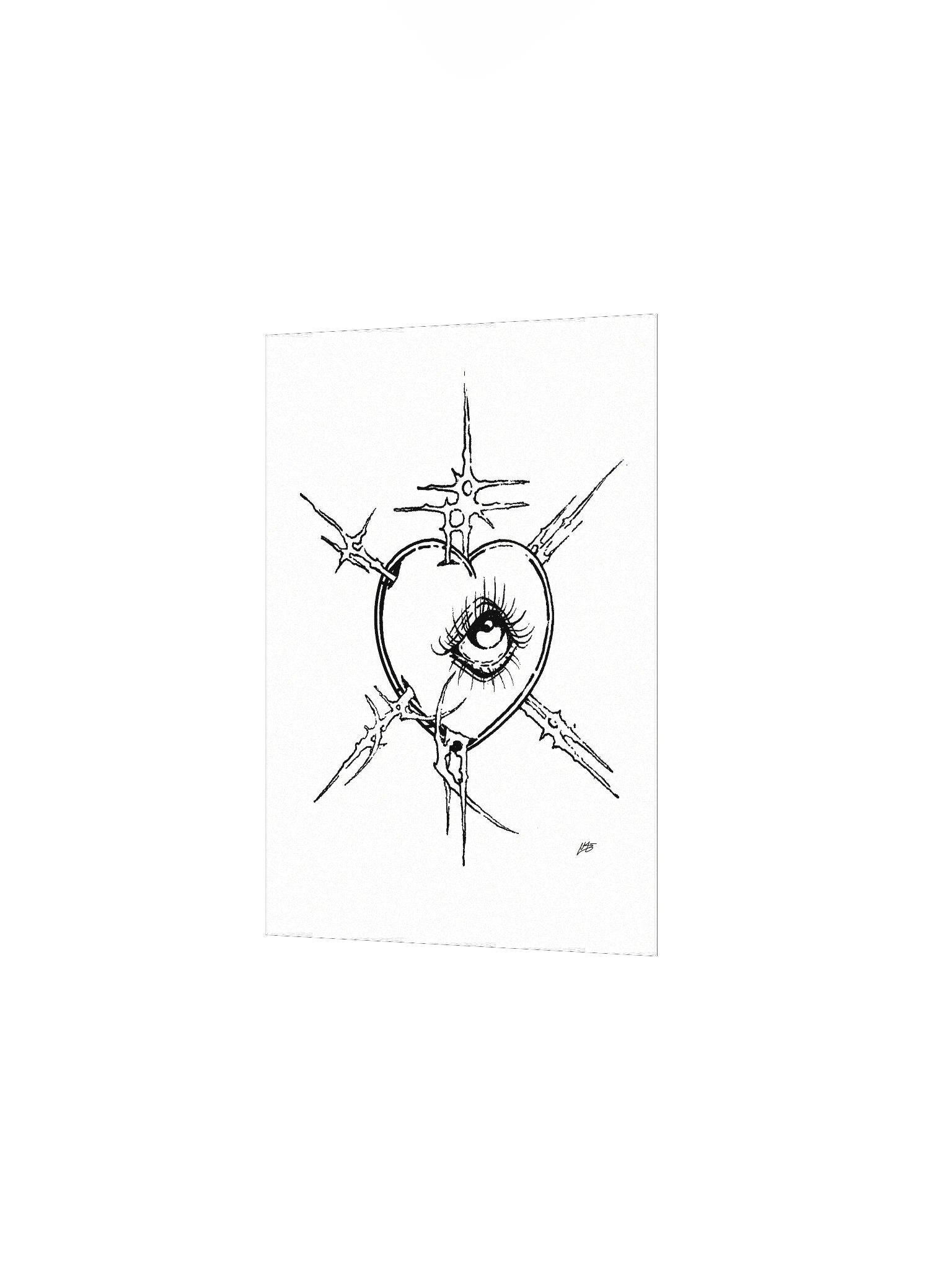 HEART SIGIL PRINT product image (2)