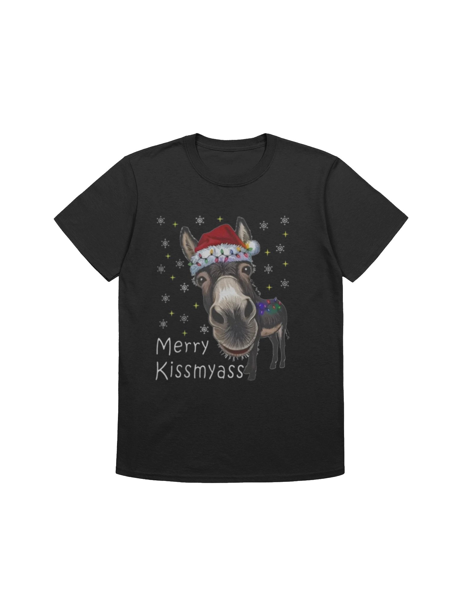 Merry KissMyAss Donkey T-Shirt product image (1)