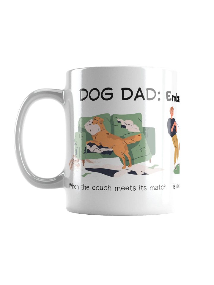 Dog Dad Chaos Ceramic Mug product image (1)