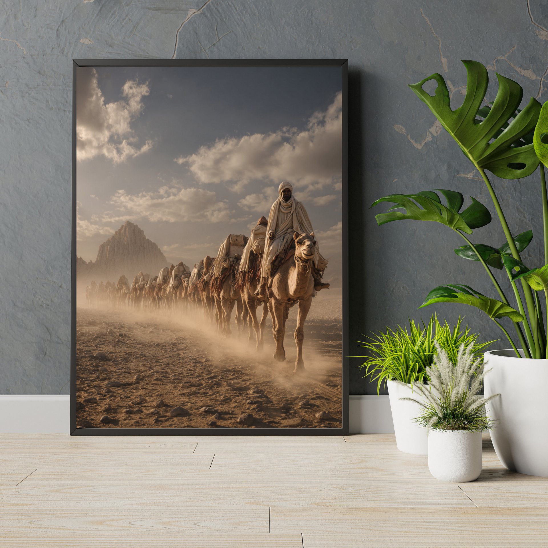 Abraham, Father of nations Art – Desert Journey Biblical Artwork product image (2)
