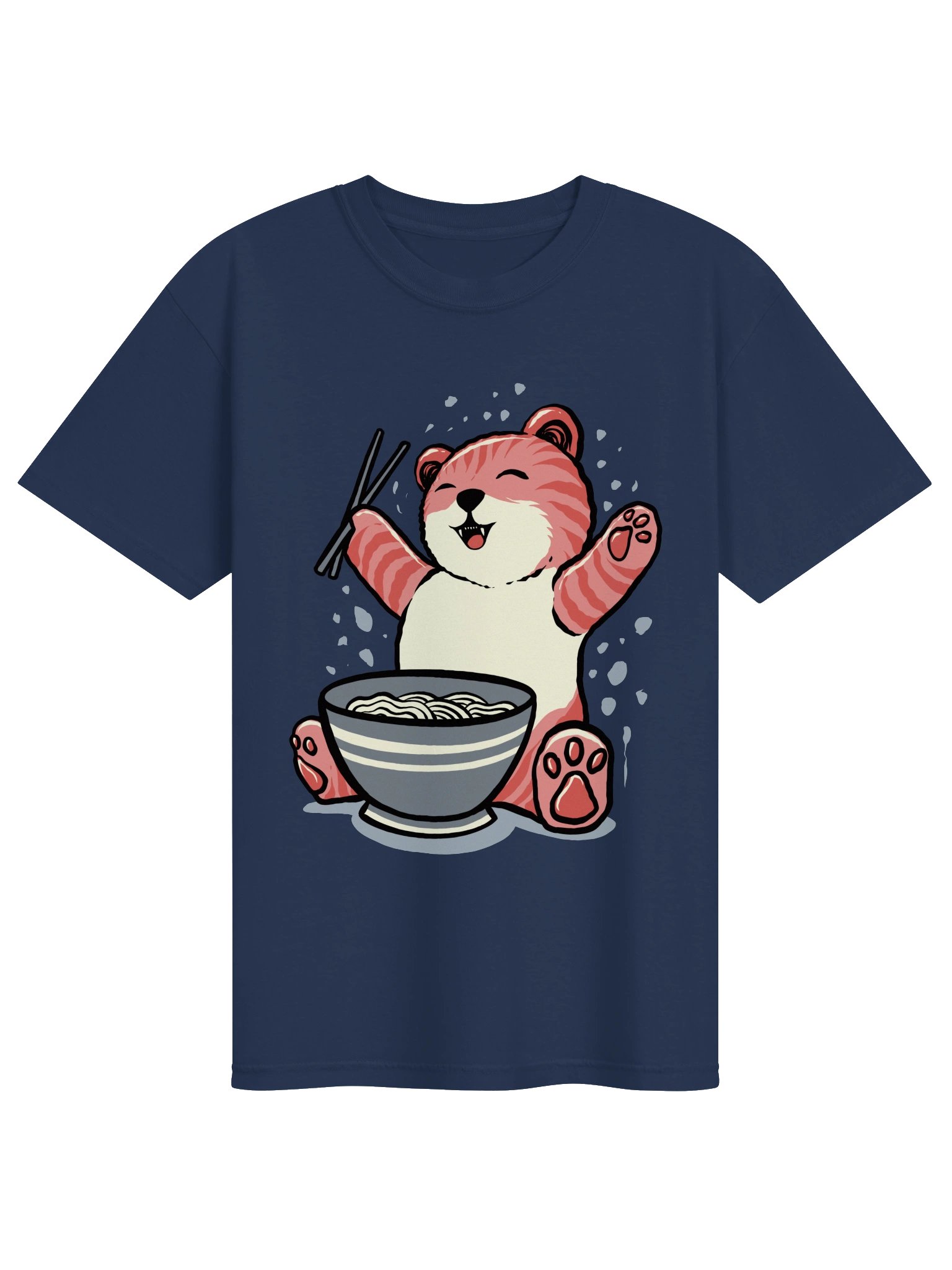 Happy Ramen Bear Unisex T-Shirt product image (9)