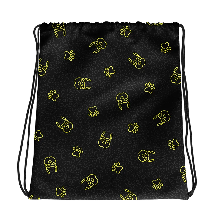 Psych Drawstring Bag - Night Yellow product image (1)