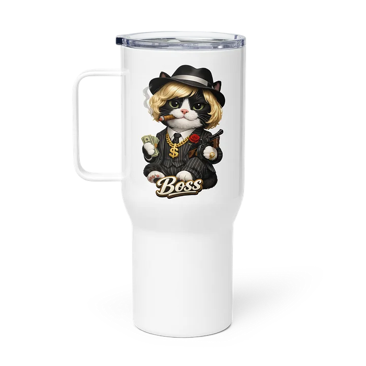 ''Boss'' Travel Mug with a Handle product image (1)