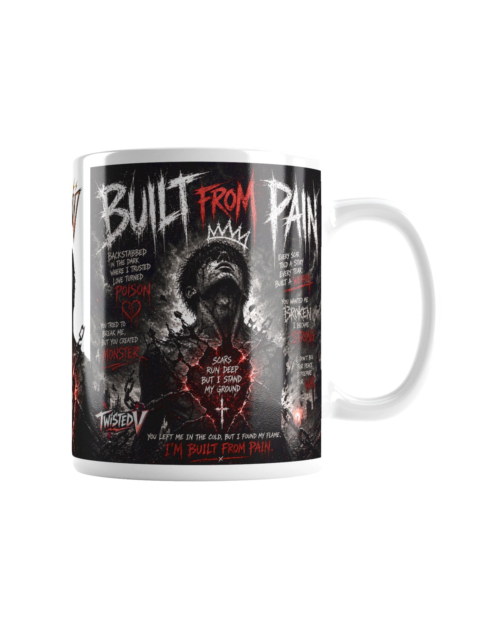 Build from Pain Twisted v Mug product image (5)