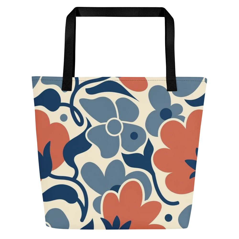 Muted Floral All-Over Print Tote Bag product image (1)