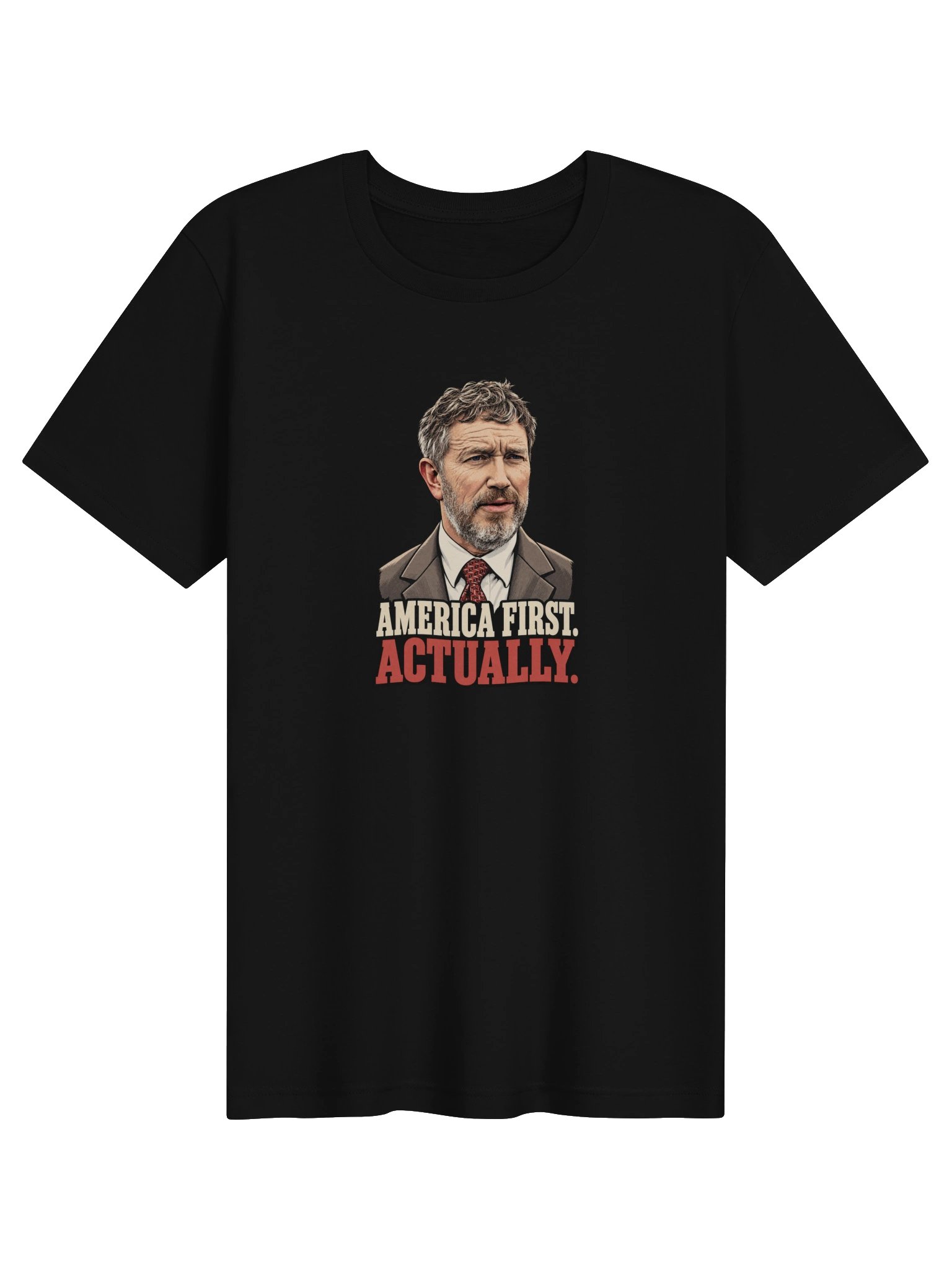 Thomas Massie “America First. Actually.” Graphic Tee product image (1)