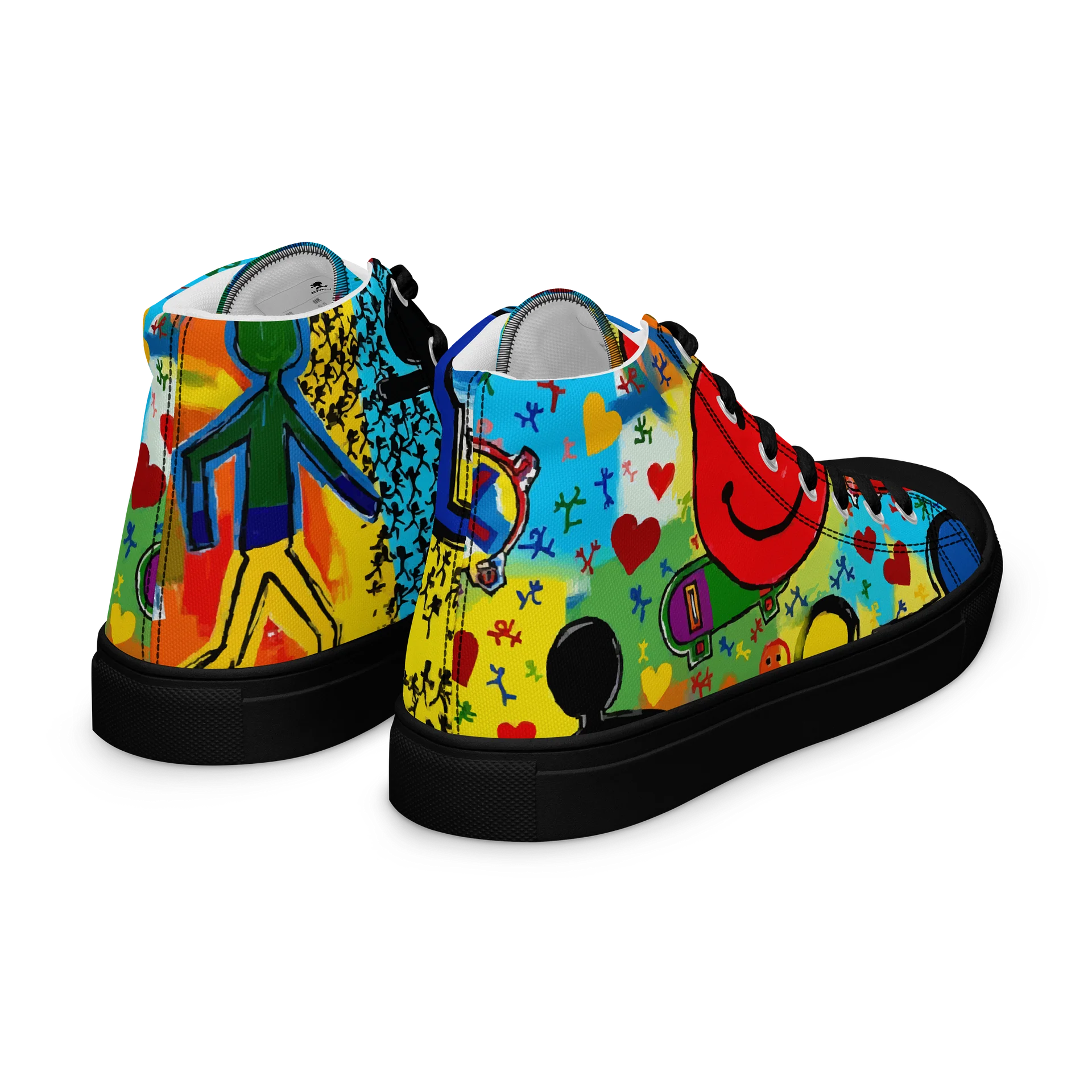 Tank the Skaterboy // Mens Graffiti High Tops product image (7)