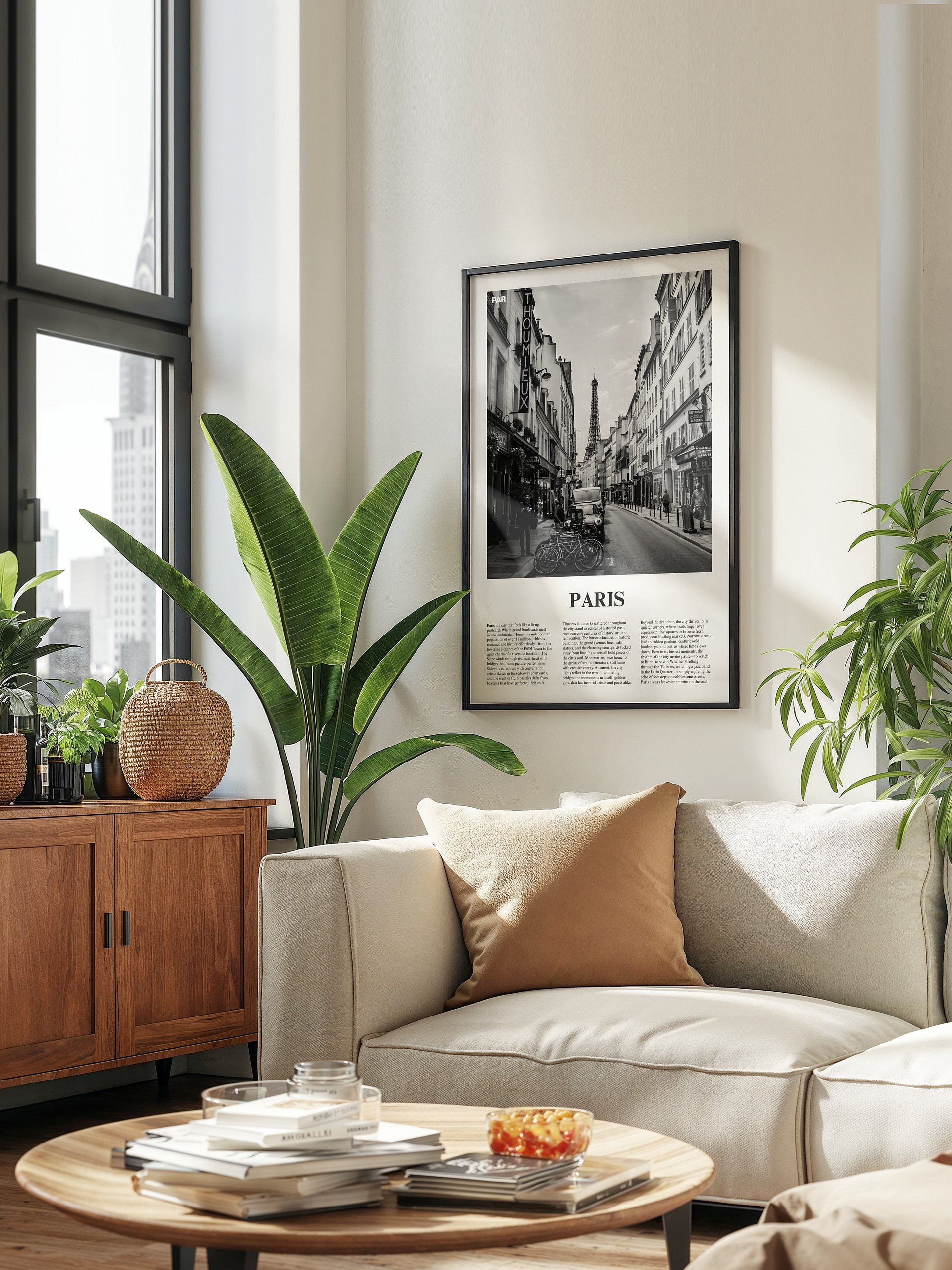 Paris 04 Newspaper Poster | Framed product image (3)