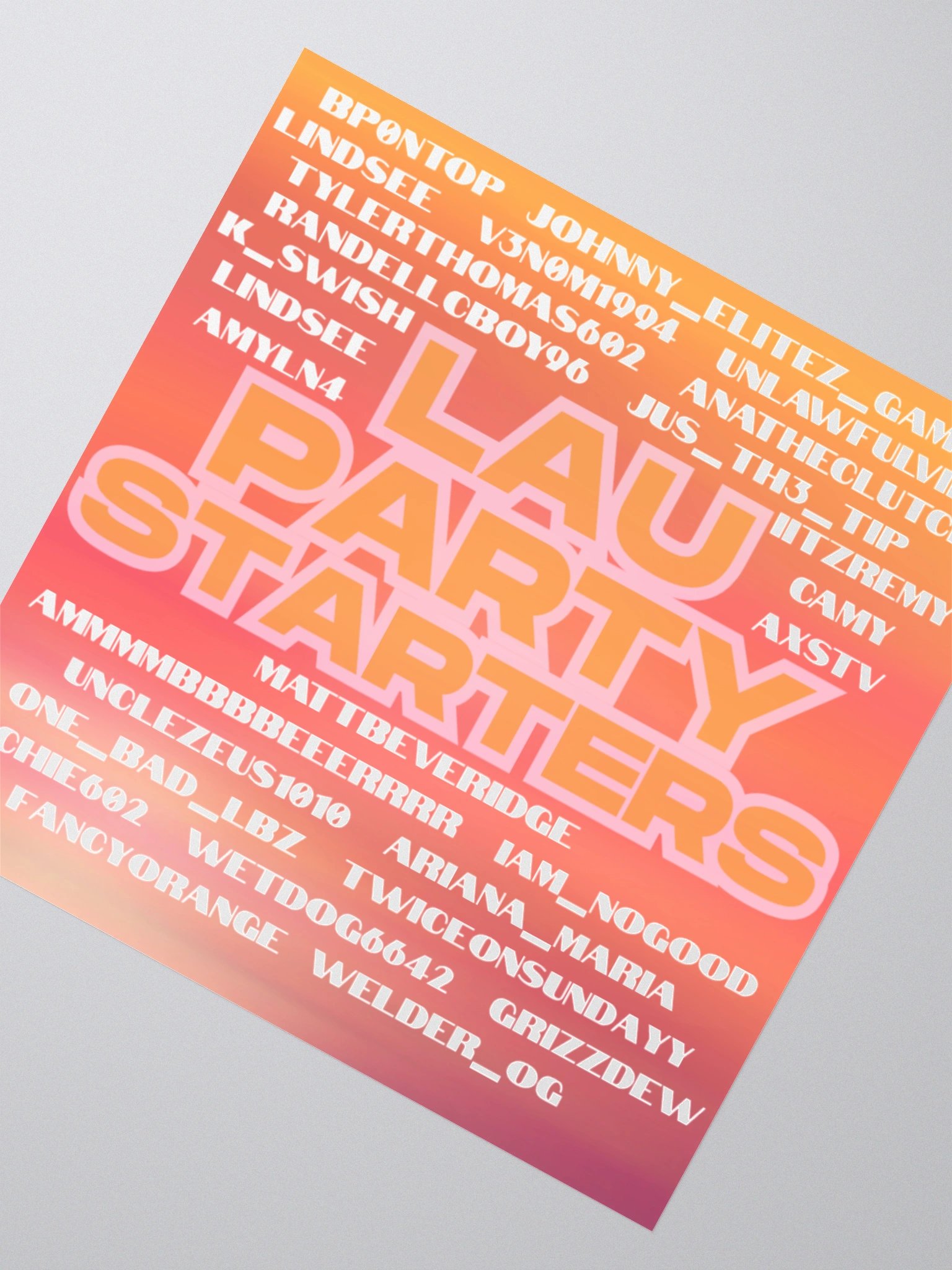 Lau Bday Stream Sticker product image (4)