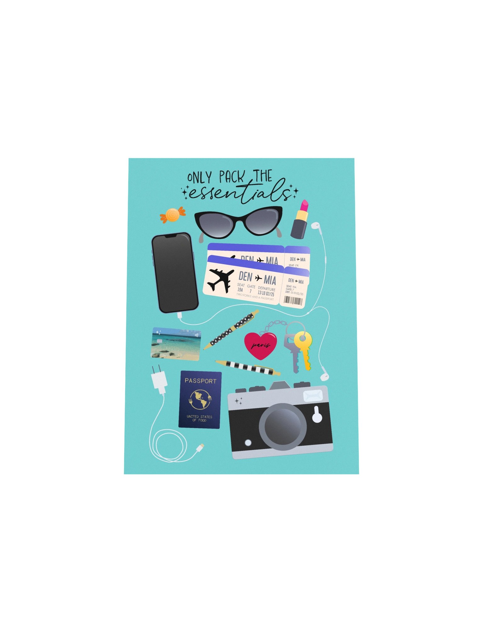 Pack the Essentials Poster product image (4)