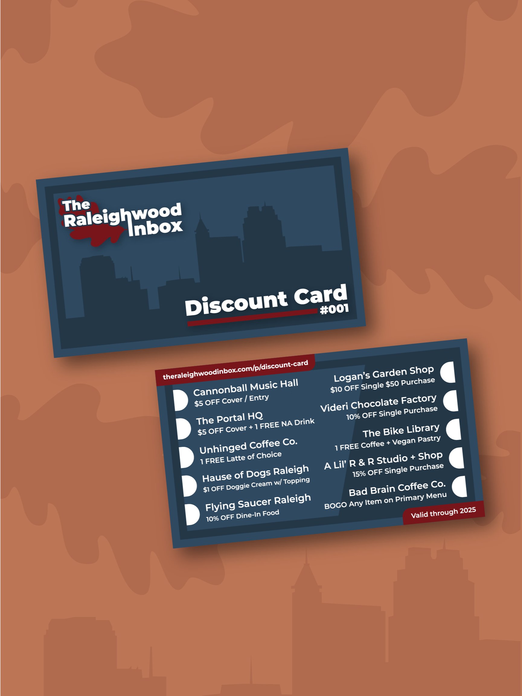 Raleigh Local Discount Card (Limited 1st Run) product image (2)