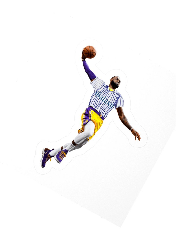 Lebron loves Galaxy Sticker product image (3)