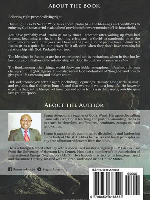 Dwelling In God's Secret Place: ... finding and enjoying the code to a full life product image (2)