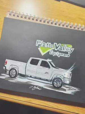 Drawing on black paper has its challenges but always looks amazing! #chevy #diesel #pickup #night #offroad 