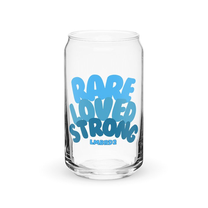 Rare, Loved, Strong - Glass Cup product image (1)