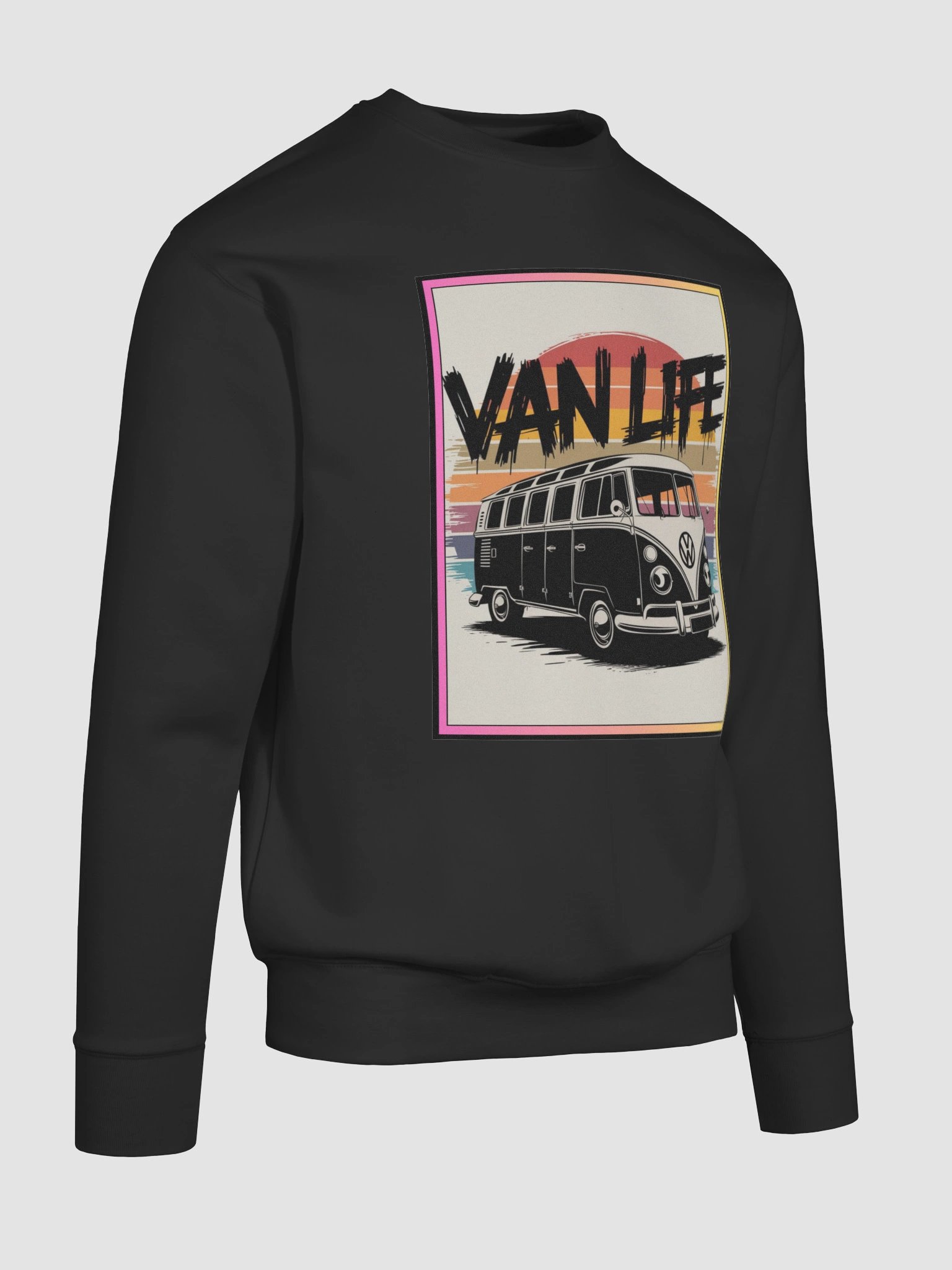 "VAN LIFE" premium cotton sweatshirt product image (5)