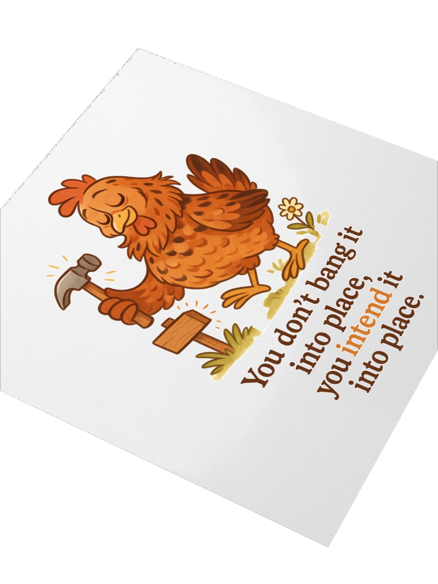 Intend It Into Place - Sticker product image (3)
