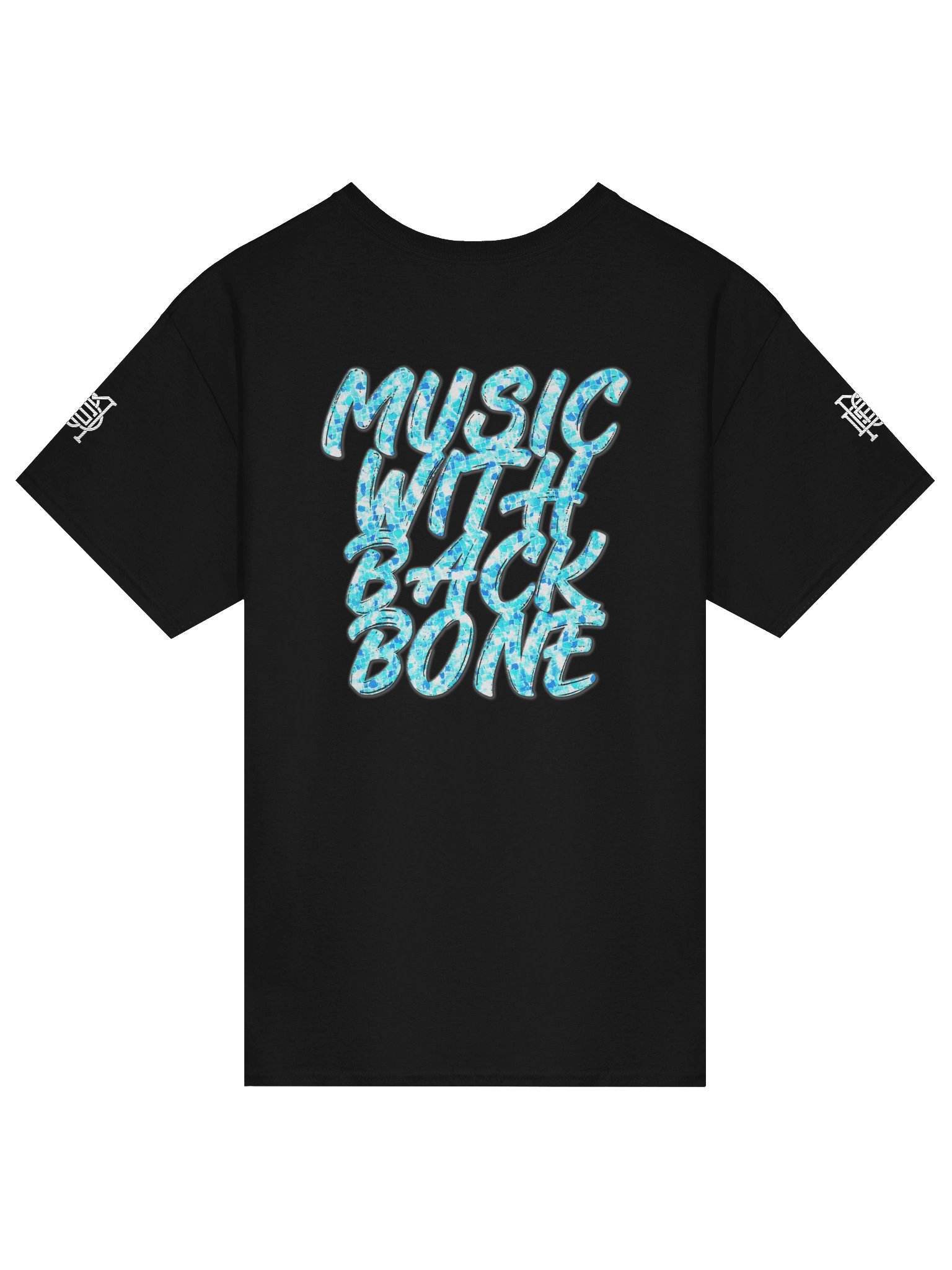 5 YRS SPYNAL x CUSSDEM Embroidered Unisex Heavyweight Tee Black product image (2)