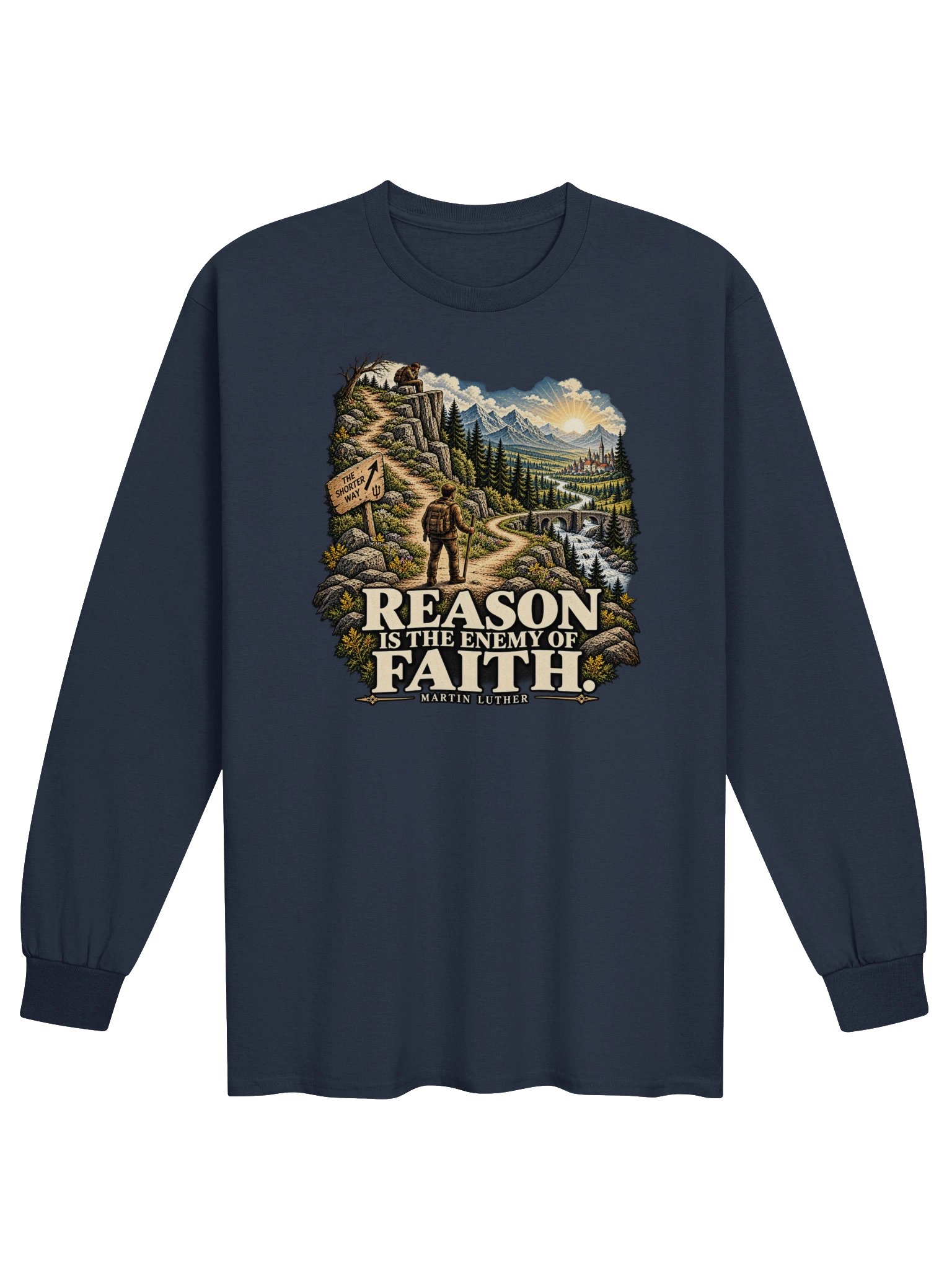 Enemy of Faith Long-sleeve T-shirt product image (4)