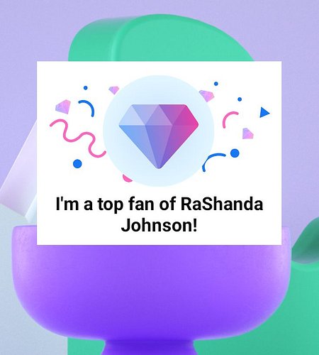 With RaShanda Johnson – I just got recognized as one of their top fans! 🎉