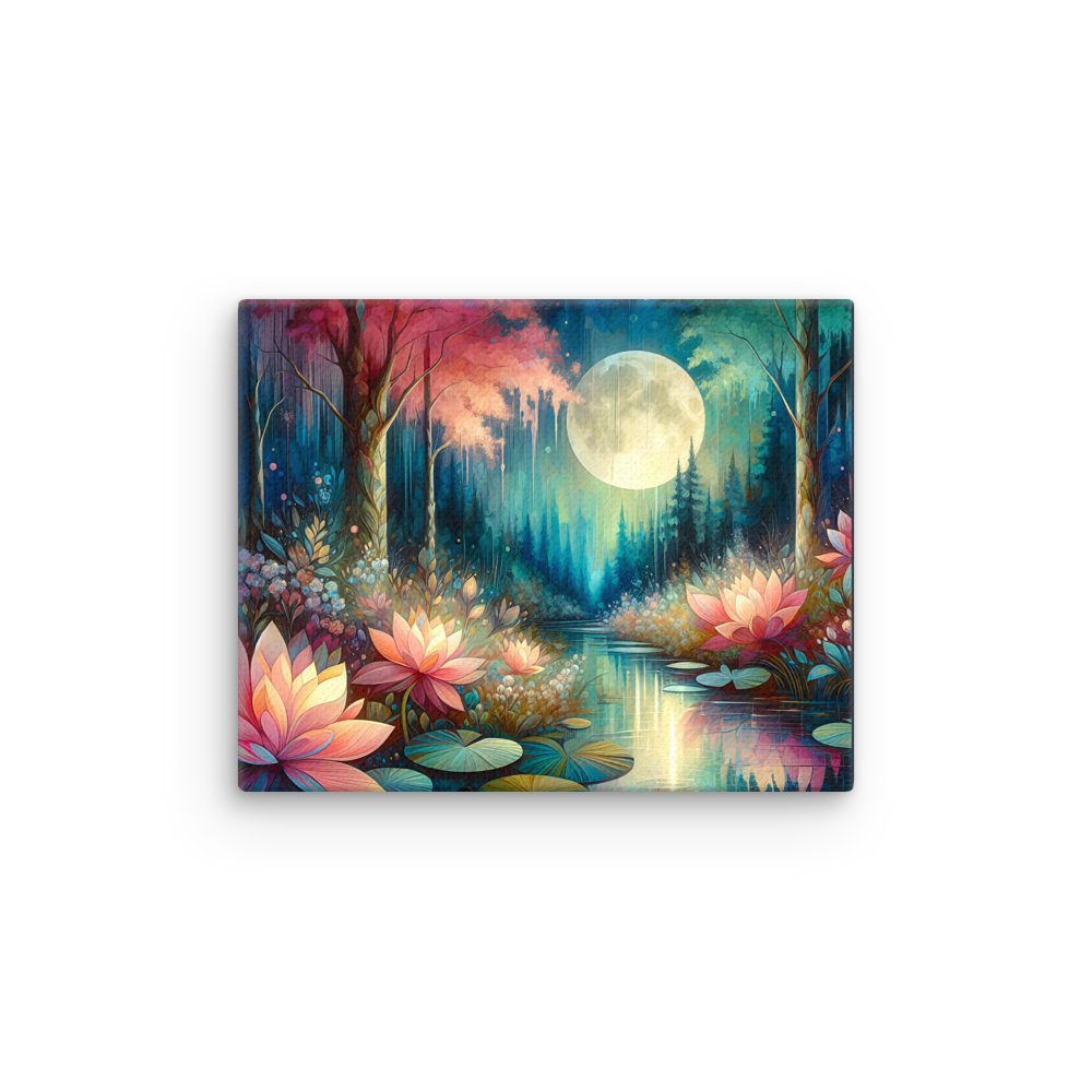 Midnight Lotus on Canvas product image (1)