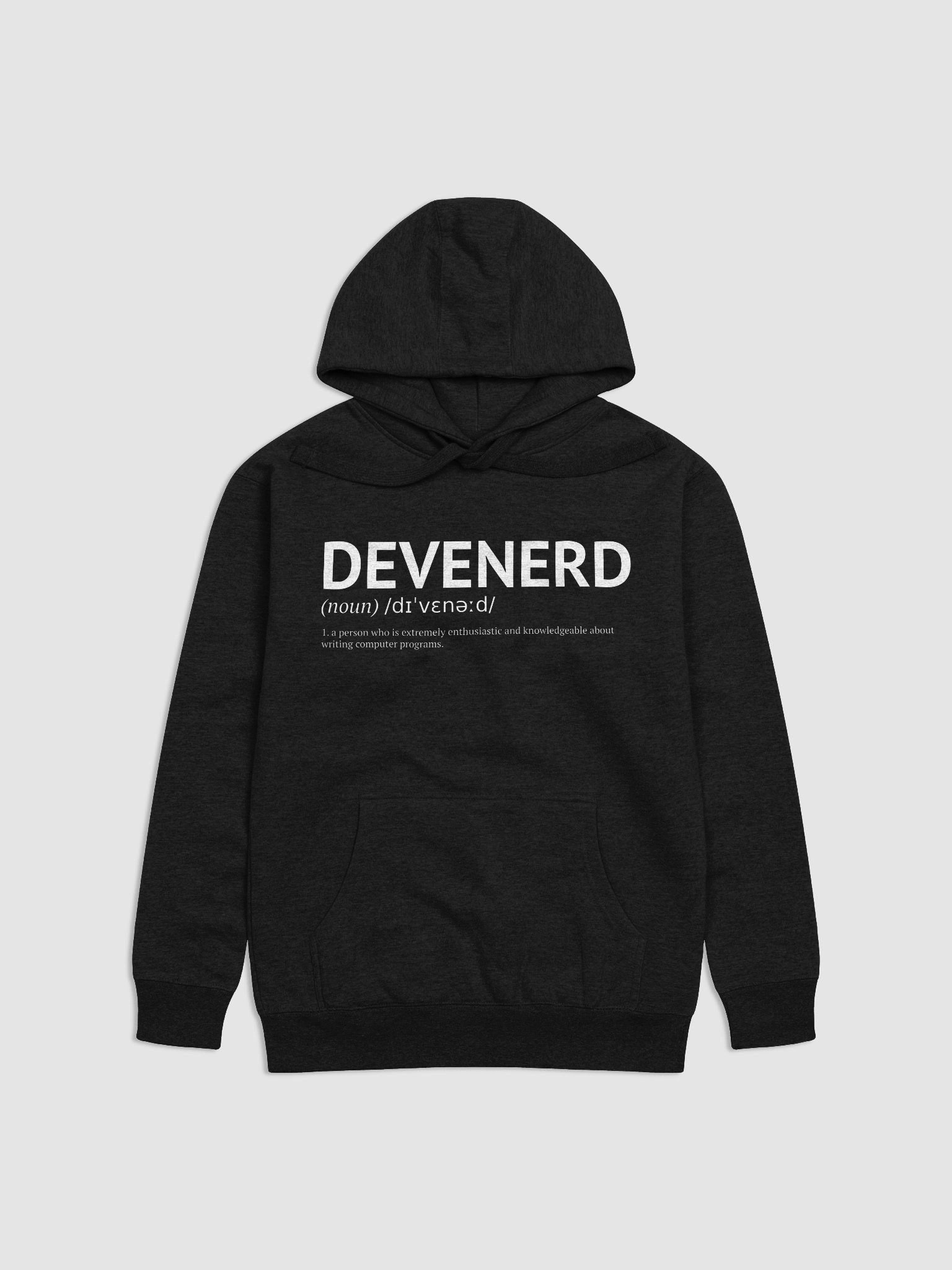 Devenerd Hoofie – Noun. 1: A Person Obsessed with Code product image (1)
