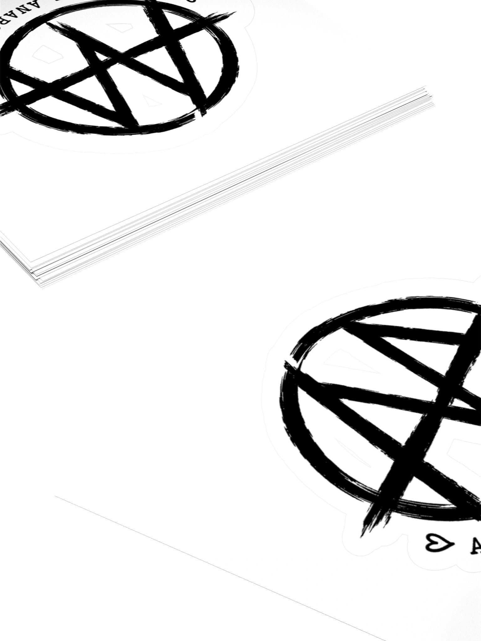 Agreeable Anarchists — Logo Sticker product image (10)