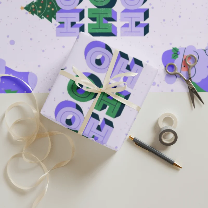 Festive Holiday Wrapping Paper Set product image (1)