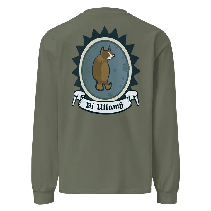 Béar Bí Ullamh AS Colour Premium Meáchan Trom Léine Sleeve Fada (Back Patch) product image (2)