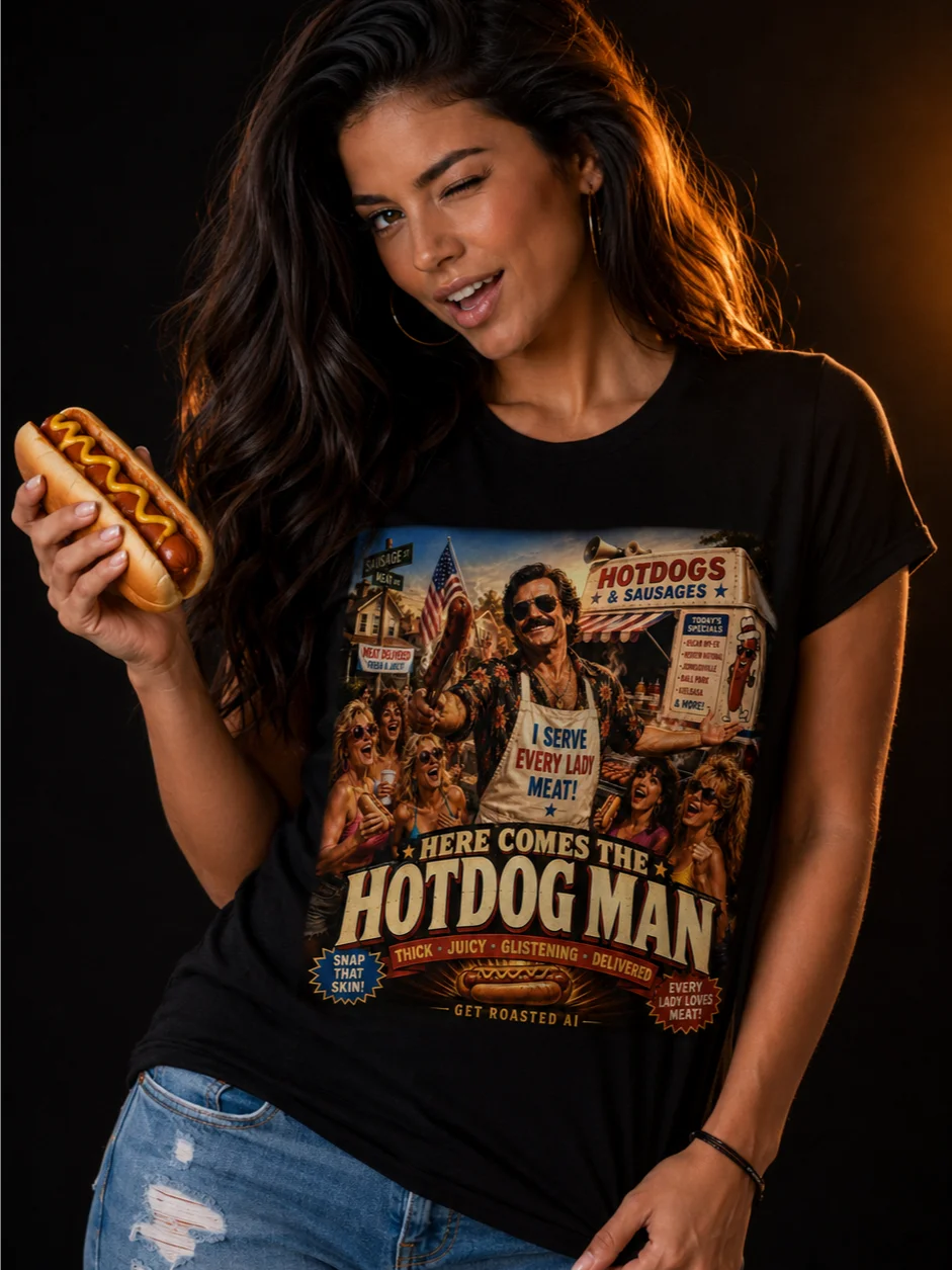 Here Comes The Hotdog Man - Ultra-Soft Triblend T-Shirt product image (9)