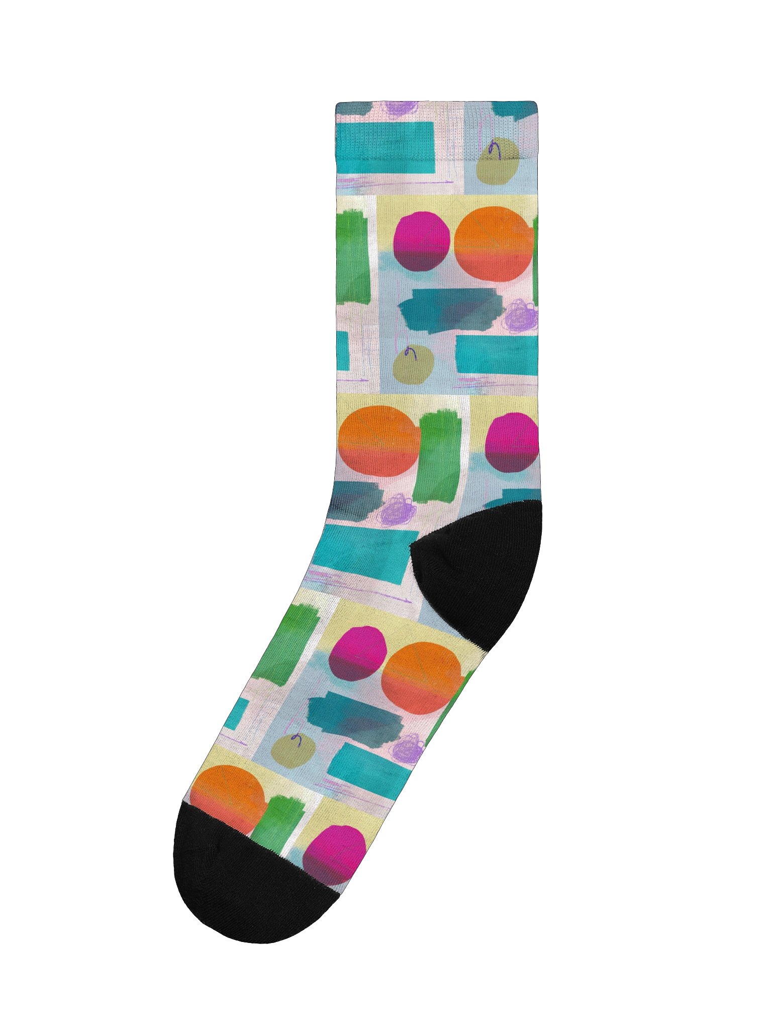 Playful Print EcoArt Crew: Premium Sustainable Socks product image (1)
