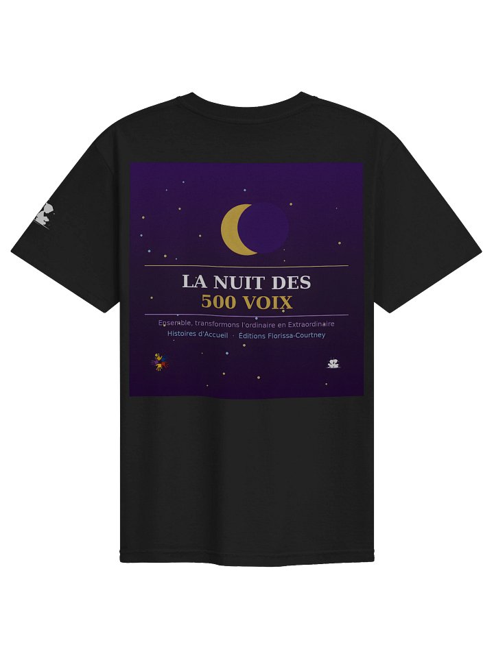 PRODUIT 1 — T-shirt La Nuit des 500 Voix product image (2)