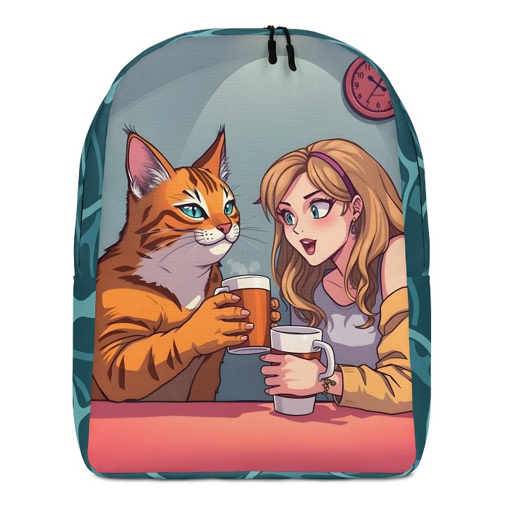 Minimalist Backpack-Coffee, Cuddles & Chemistry product image (1)
