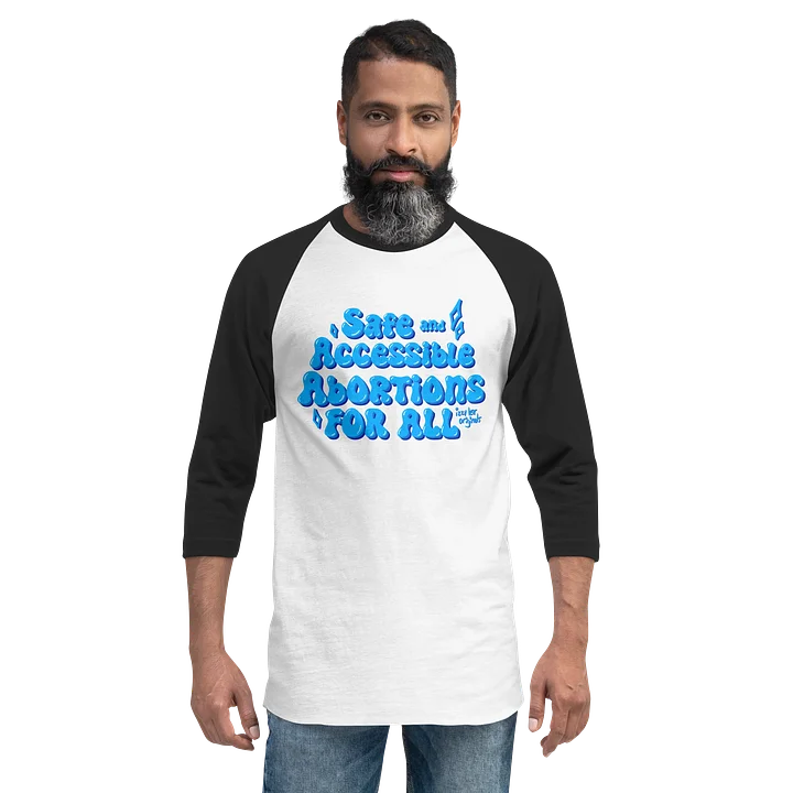 Safe and Accessible Blue 3/4 Tee product image (2)