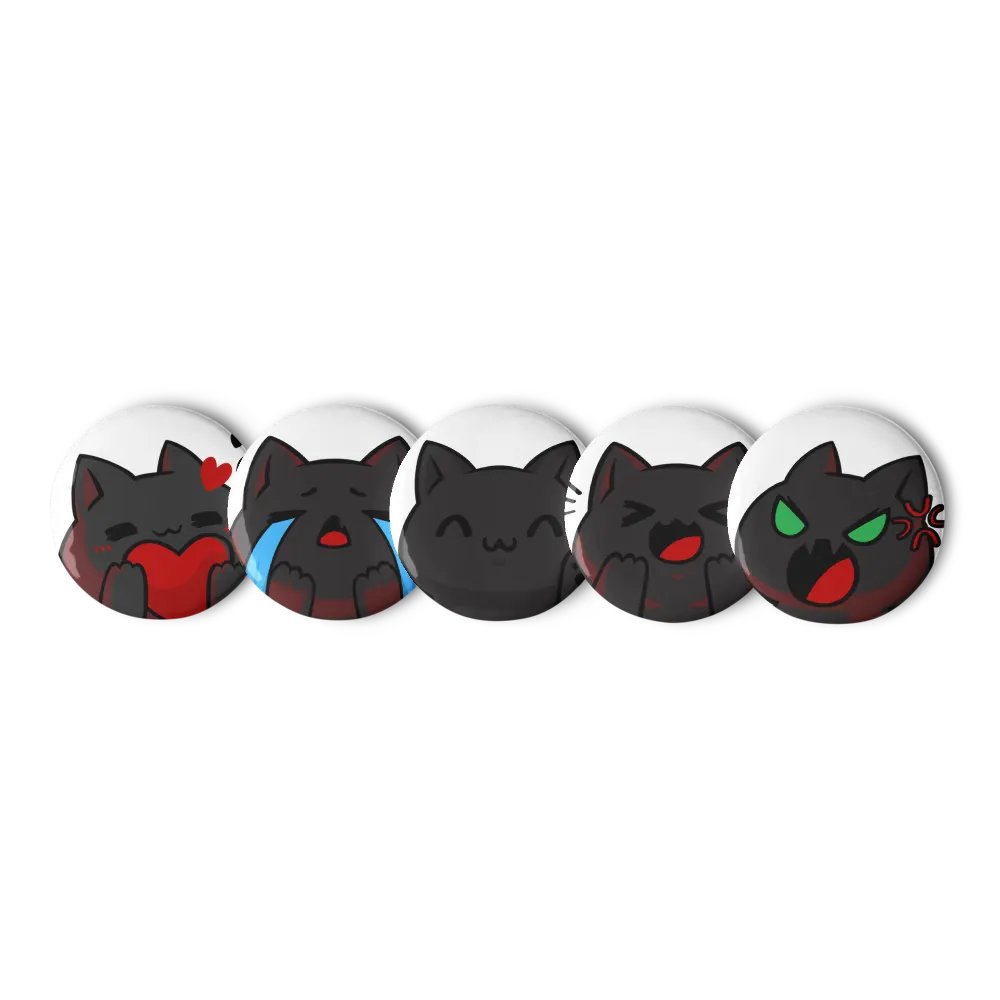 Onyx Emote Assorted Pin Set product image (6)