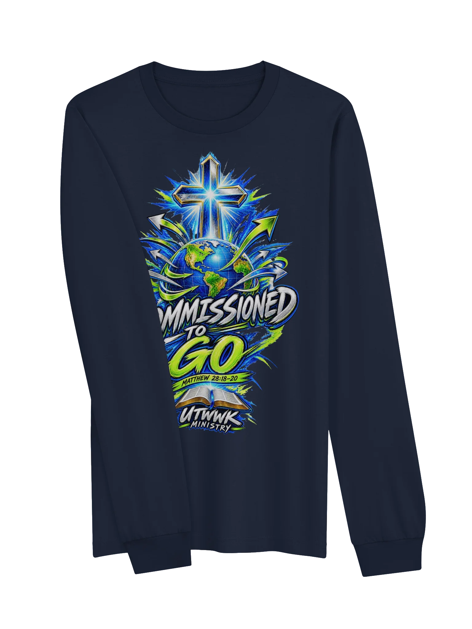 Commissioned to Go Adult Long-Sleeve T-Shirt product image (31)