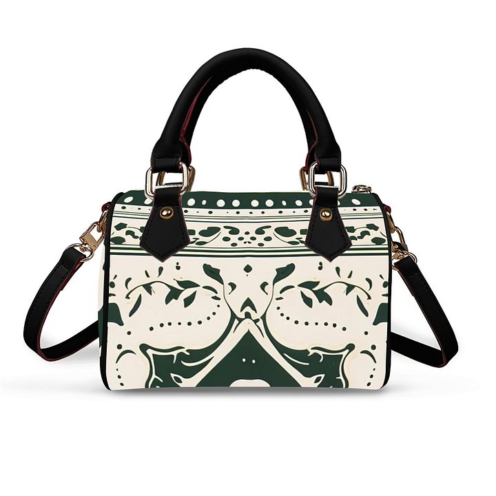 Verdant Bloom Satchel Leather Bag product image (2)